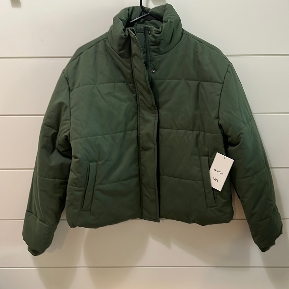 RVCA eezah cropped puffer jacket - Picture 3 of 8